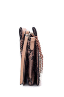 Women's Snakeskin Pattern Detailed Shoulder Bag | Derimod