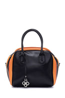 Women's Black Synthetic Leather Shoulder Bag | Derimod
