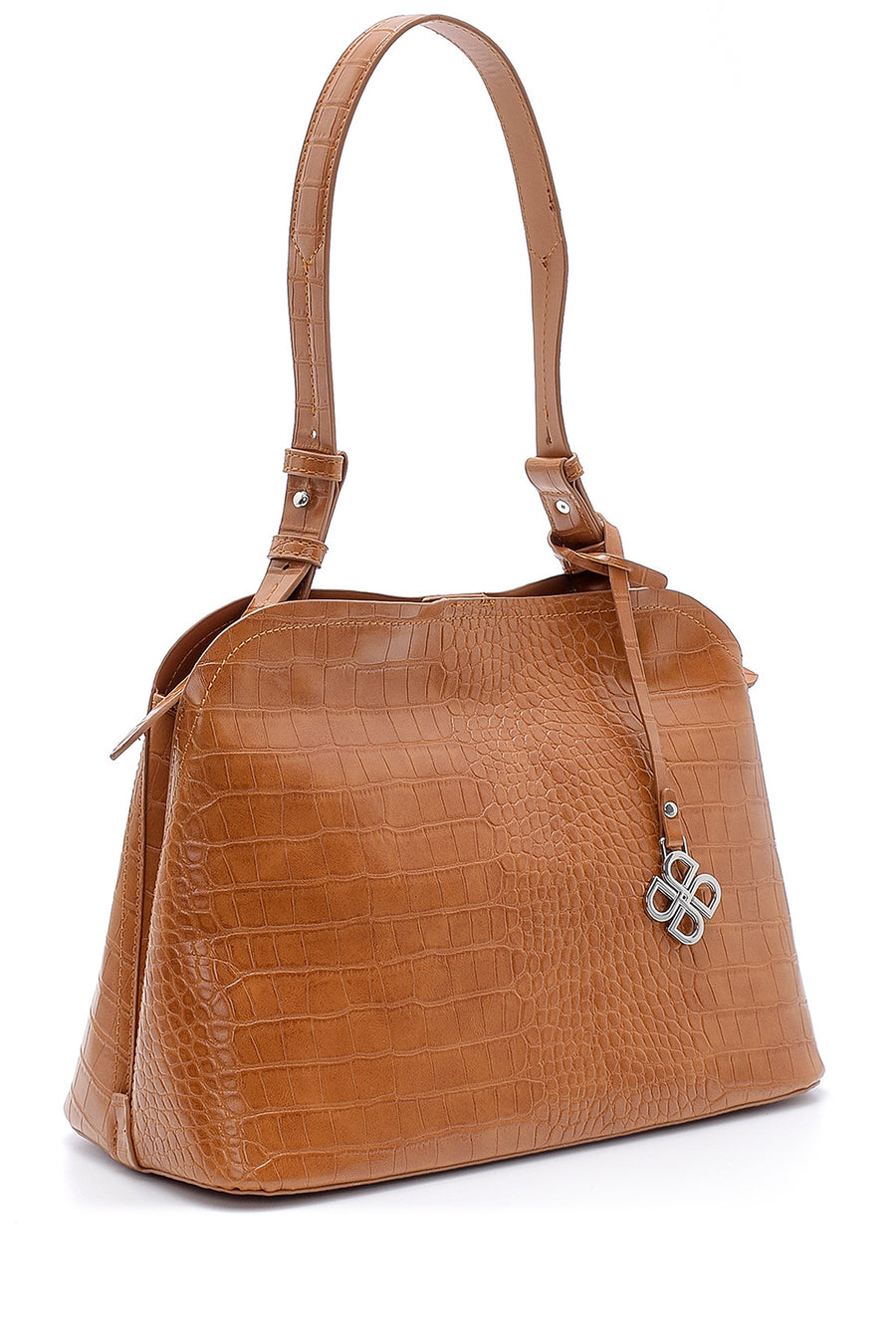Women's Crocodile Detailed Shoulder Bag