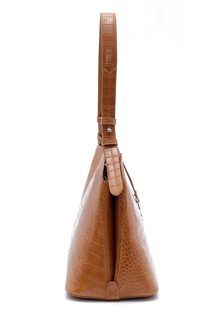 Women's Crocodile Detailed Shoulder Bag