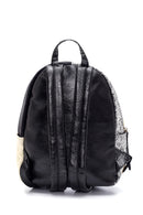 Women's Black Synthetic Leather Backpack | Derimod
