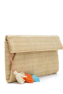 Women's Tassel Detailed Wicker Portfolio | Derimod