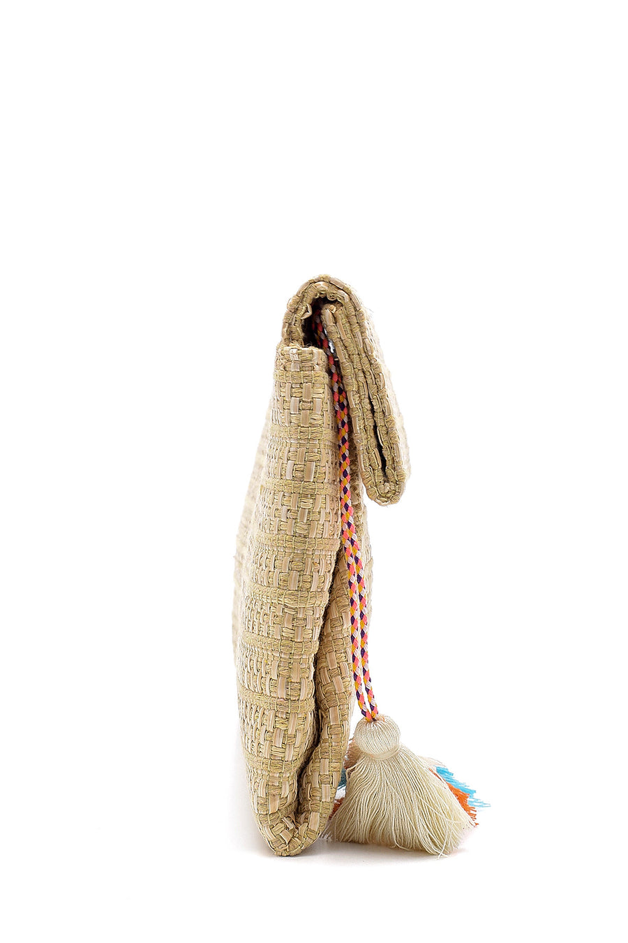 Women's Tassel Detailed Wicker Portfolio