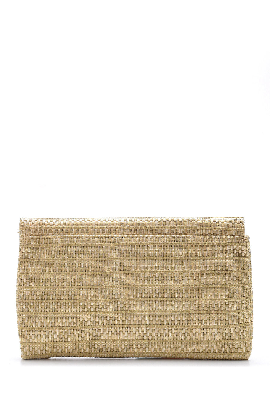 Women's Tassel Detailed Wicker Portfolio