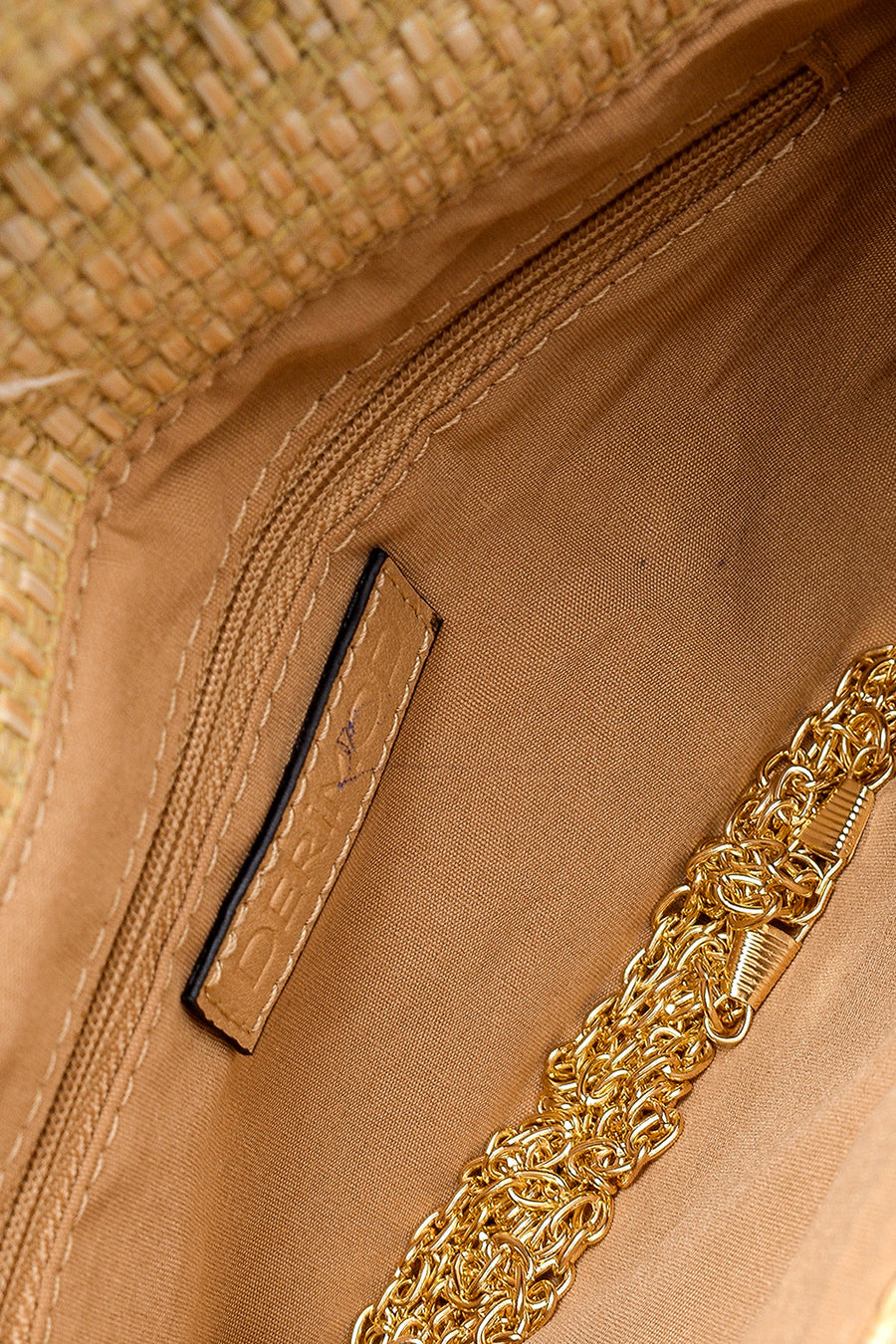 Women's Tassel Detailed Wicker Portfolio
