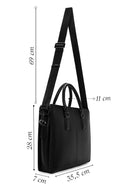 Men's Black Long Strap Briefcase | Derimod