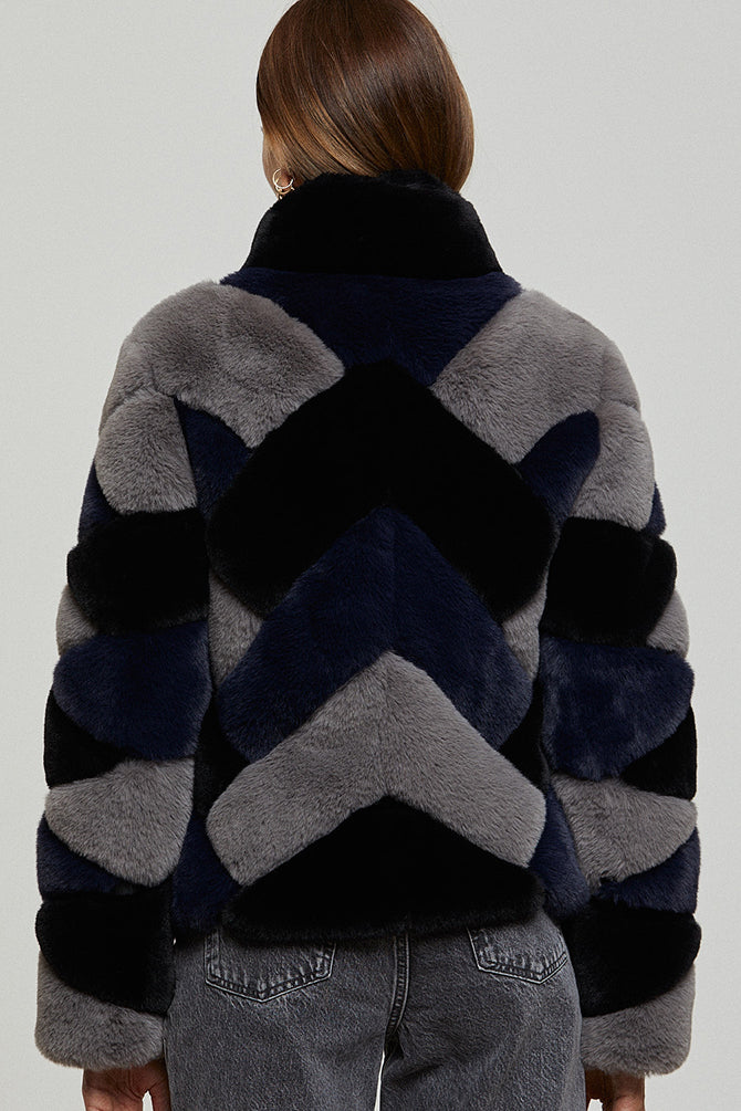 Guarda Women's Multicolored Teddy Jacket