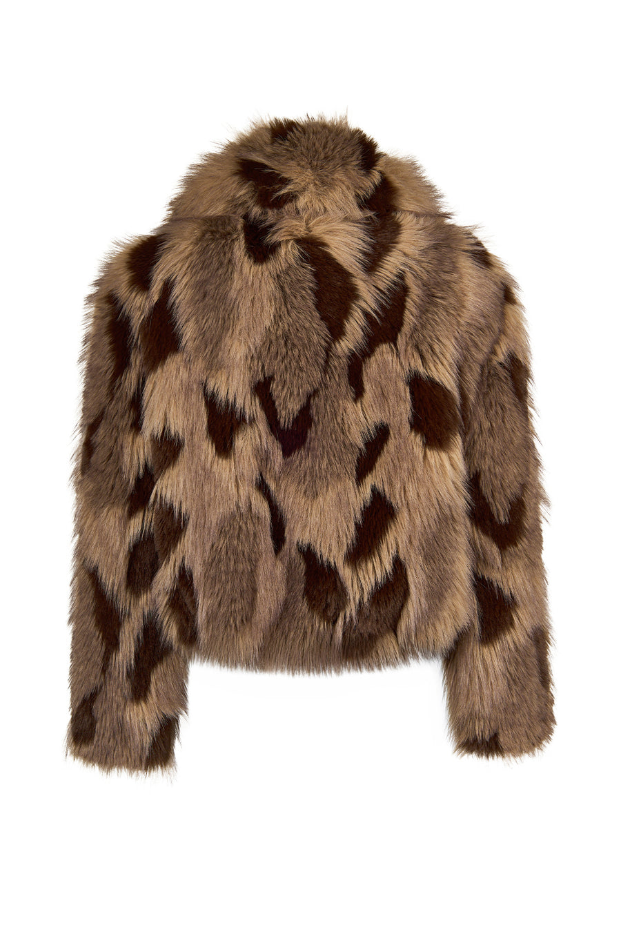Nevada Woman Brown Oversize Fur Teddy Coats
