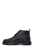 Men's Black Lace-Up Leather Casual Boots | Derimod