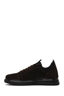 Male Brown Lace-Up Suede Leather Sneaker | Derimod