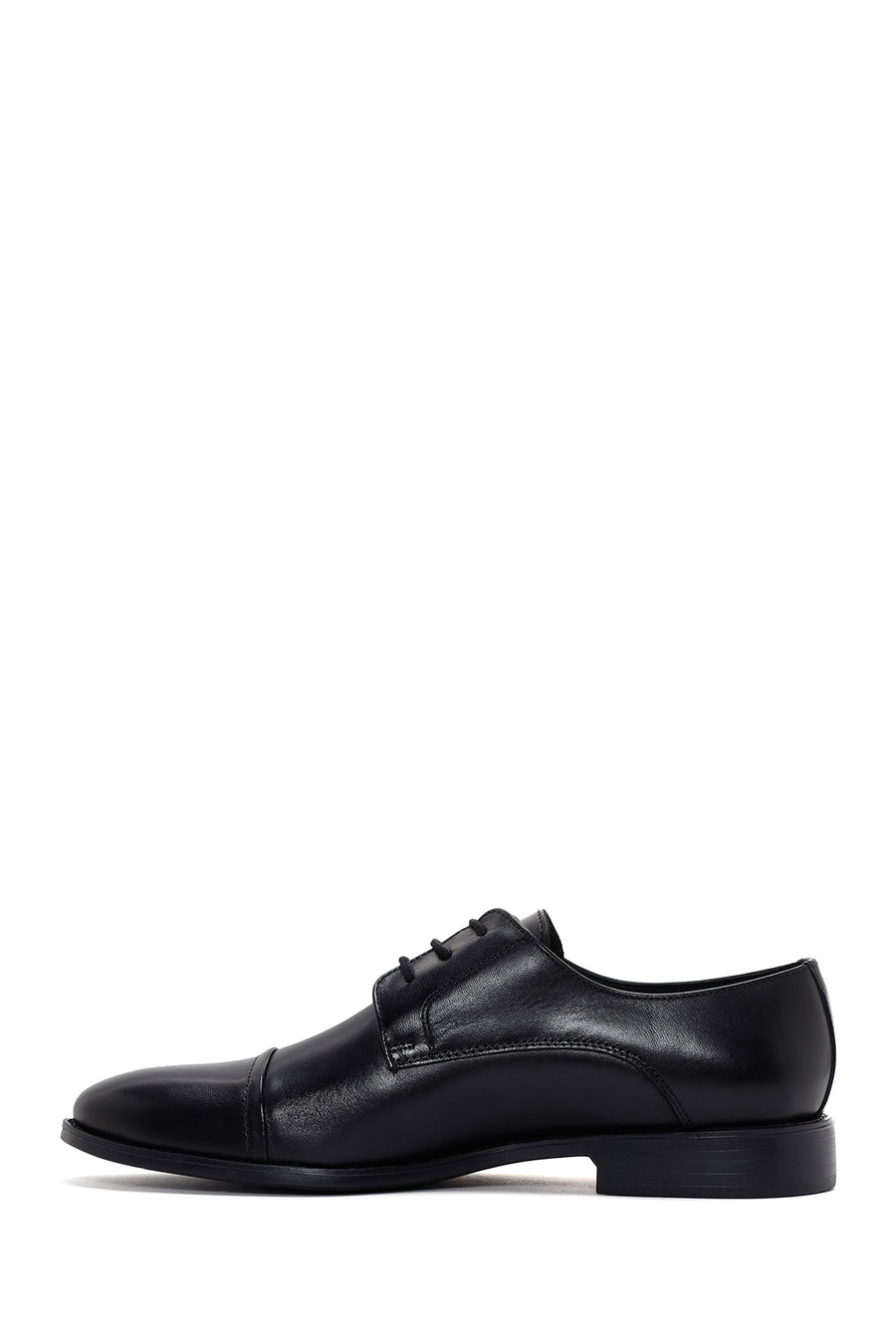 
Men's Black Lace-Up Leather Classic Shoes

