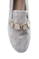 Women's Stone Suede Loafer | Derimod