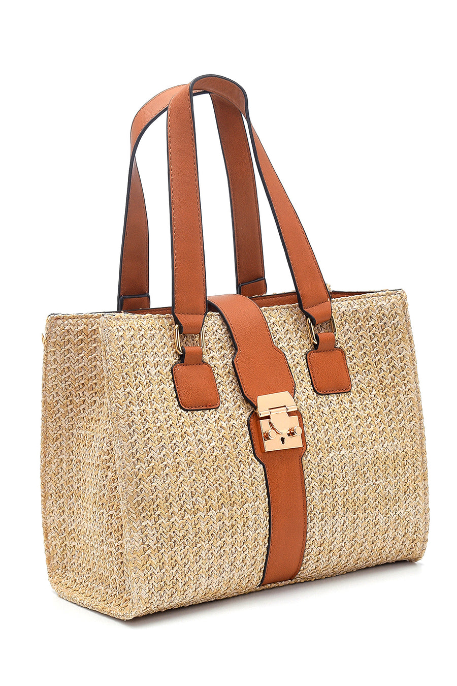 Women's Straw Shoulder Bag