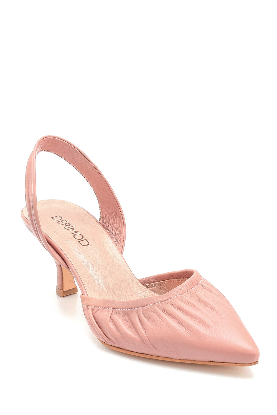 Women's Leather Heeled Sandals