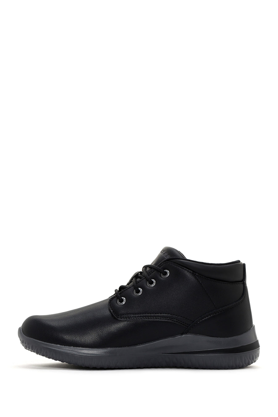 Skechers Men's Black Delson 3.0 Brandis Thick Soled Nubuck Leather Boots