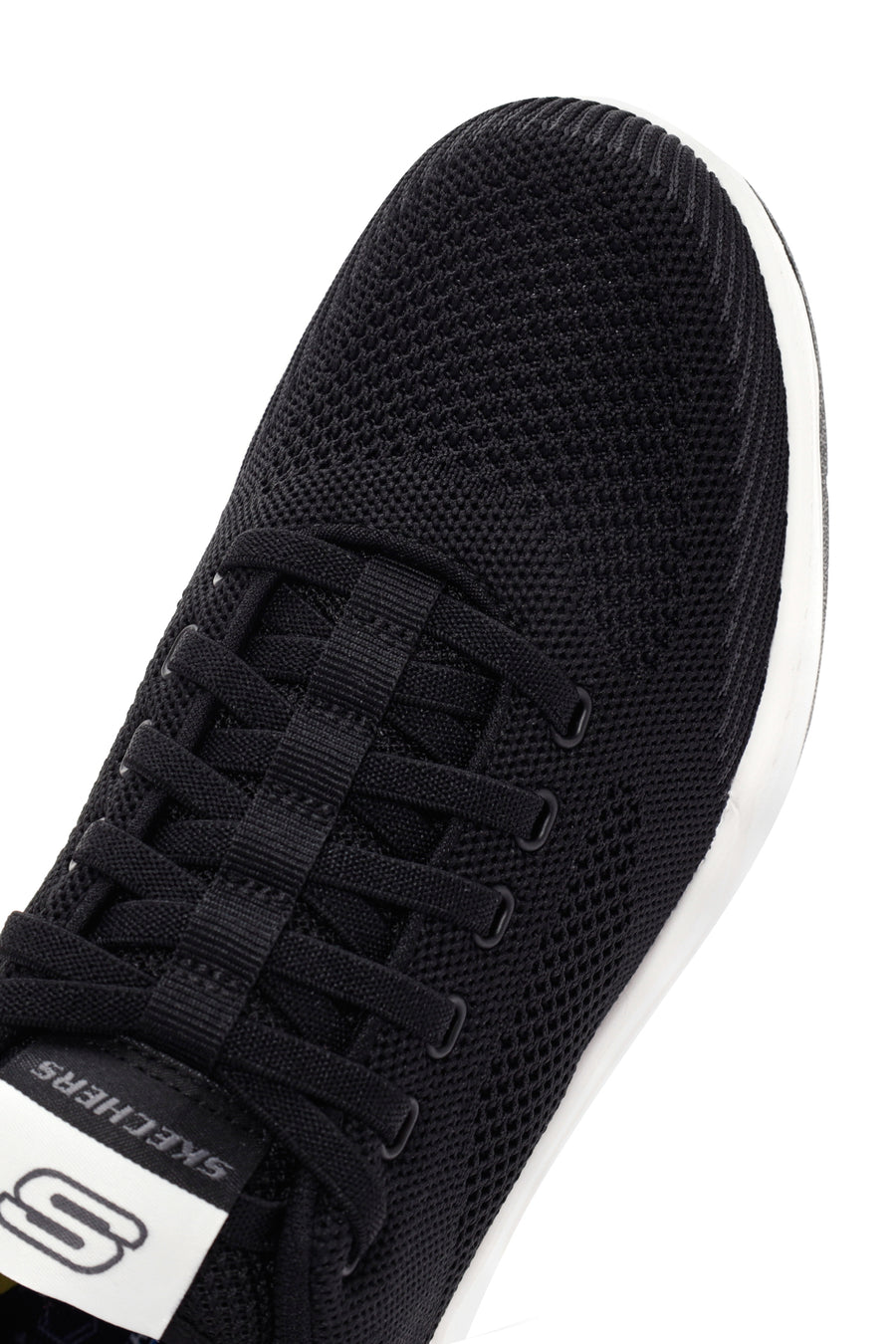 Skechers Erkek Siyah Corliss - Dorset Bağcıklı Sneaker