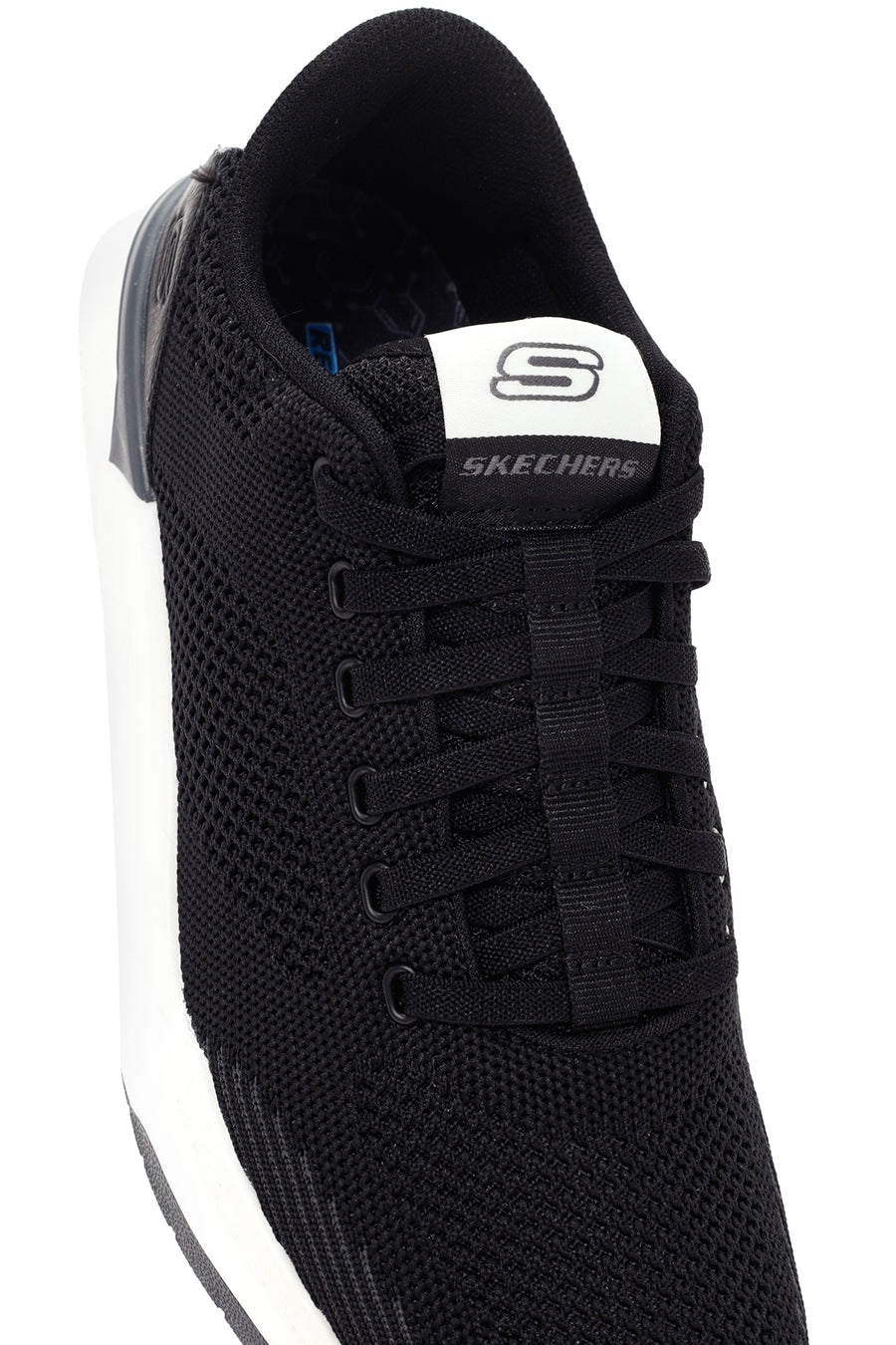 Skechers Erkek Siyah Corliss - Dorset Bağcıklı Sneaker