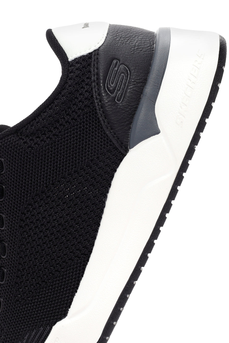 Skechers Erkek Siyah Corliss - Dorset Bağcıklı Sneaker