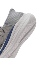 Skechers Men's Grey Slade Lace-Up Thick Sole Fabric Sneakers | Derimod