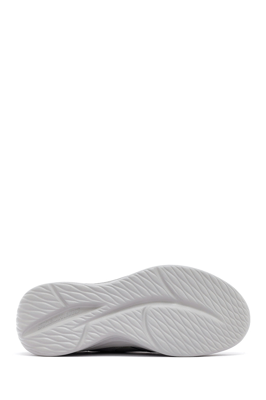 Skechers Men's Grey Slade Lace-Up Thick Sole Fabric Sneakers