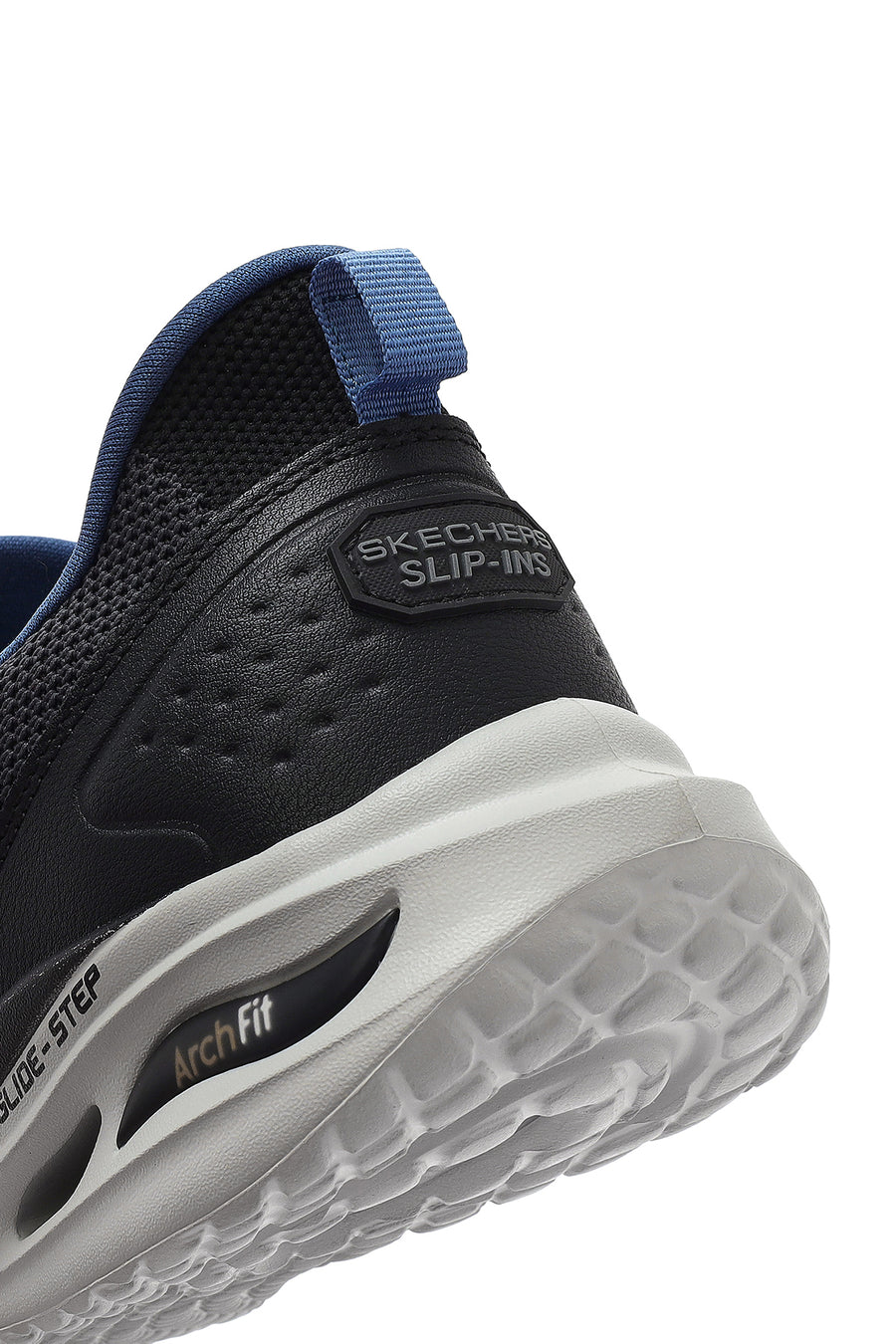 Skechers Men's Black Arch Fit Orvan - Kincade Lace-Up Thick Sole Sneaker
