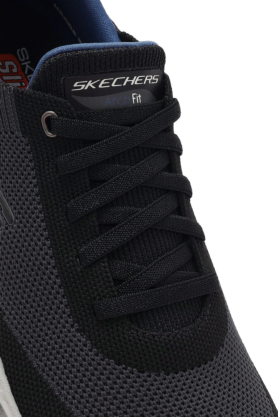 Skechers Men's Black Arch Fit Orvan - Kincade Lace-Up Thick Sole Sneaker