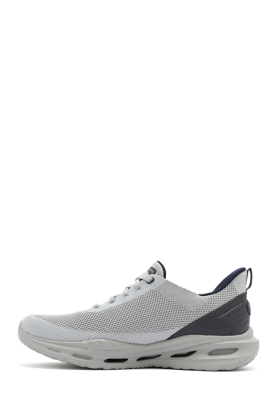Skechers Men's Grey Arch Fit Orvan - Kincade Lace-Up Thick Sole Sneaker