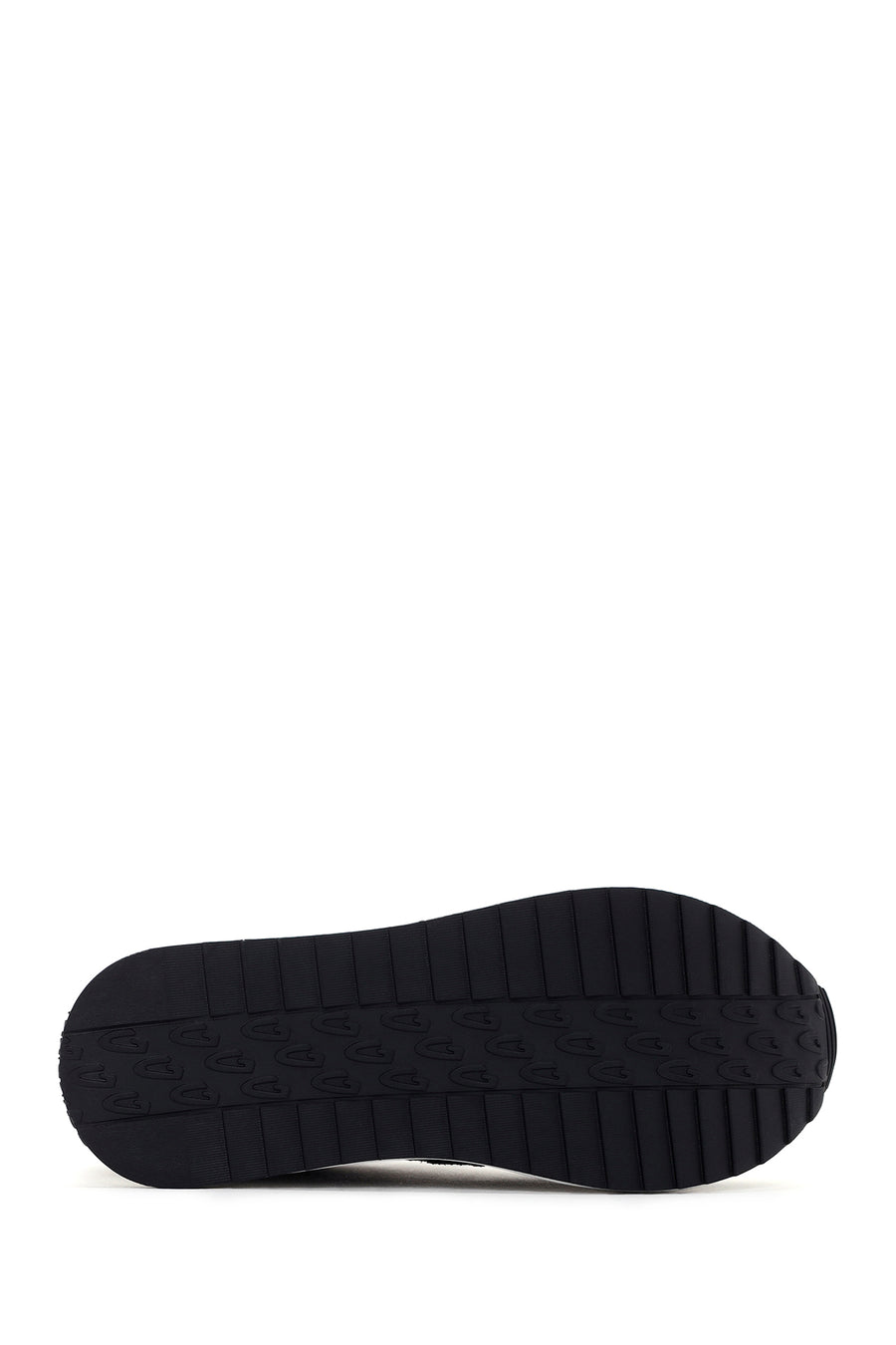 Alberto Guardiani Women's Black Louise Thick Soled Leather Sneaker