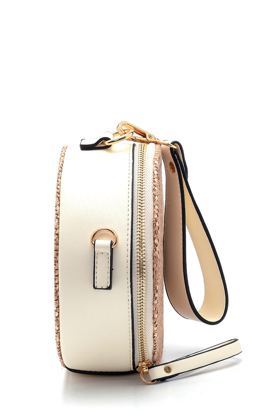 Women's Straw Detailed Shoulder Bag