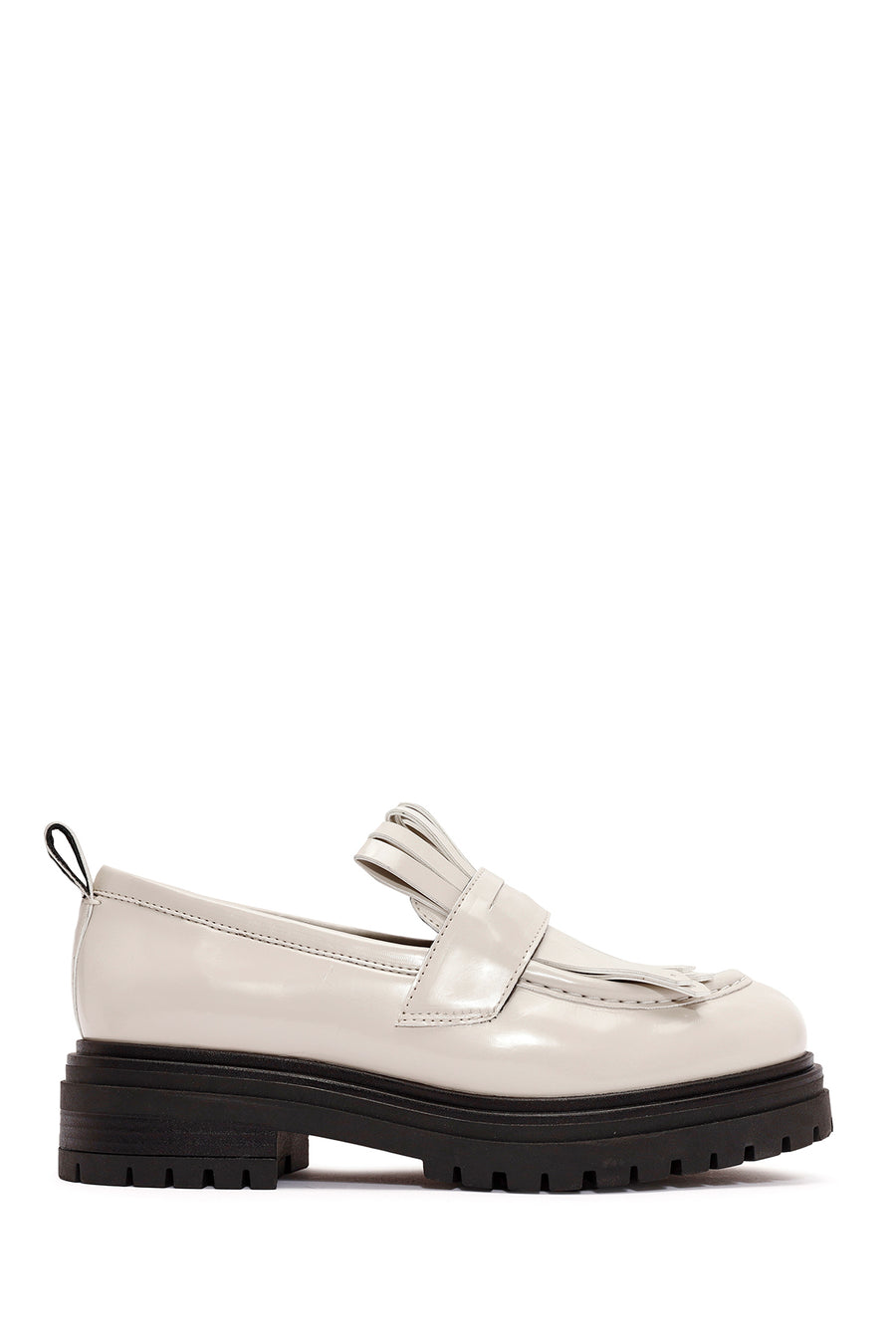 ACBC x Derimod Women's Cream Thick Sole Masculine Loafer 24WFD435522 | Derimod