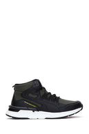 Men's Khaki High Top Sneaker | Derimod