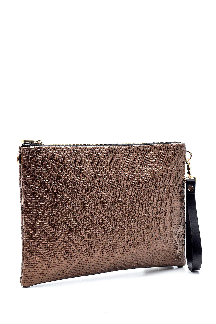 Women's Knitted Detailed Portfolio Bag