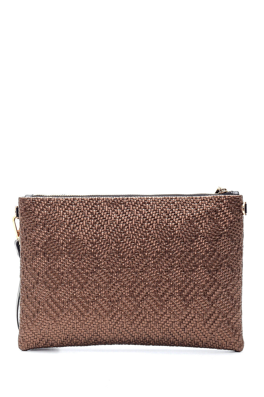 Women's Knitted Detailed Portfolio Bag