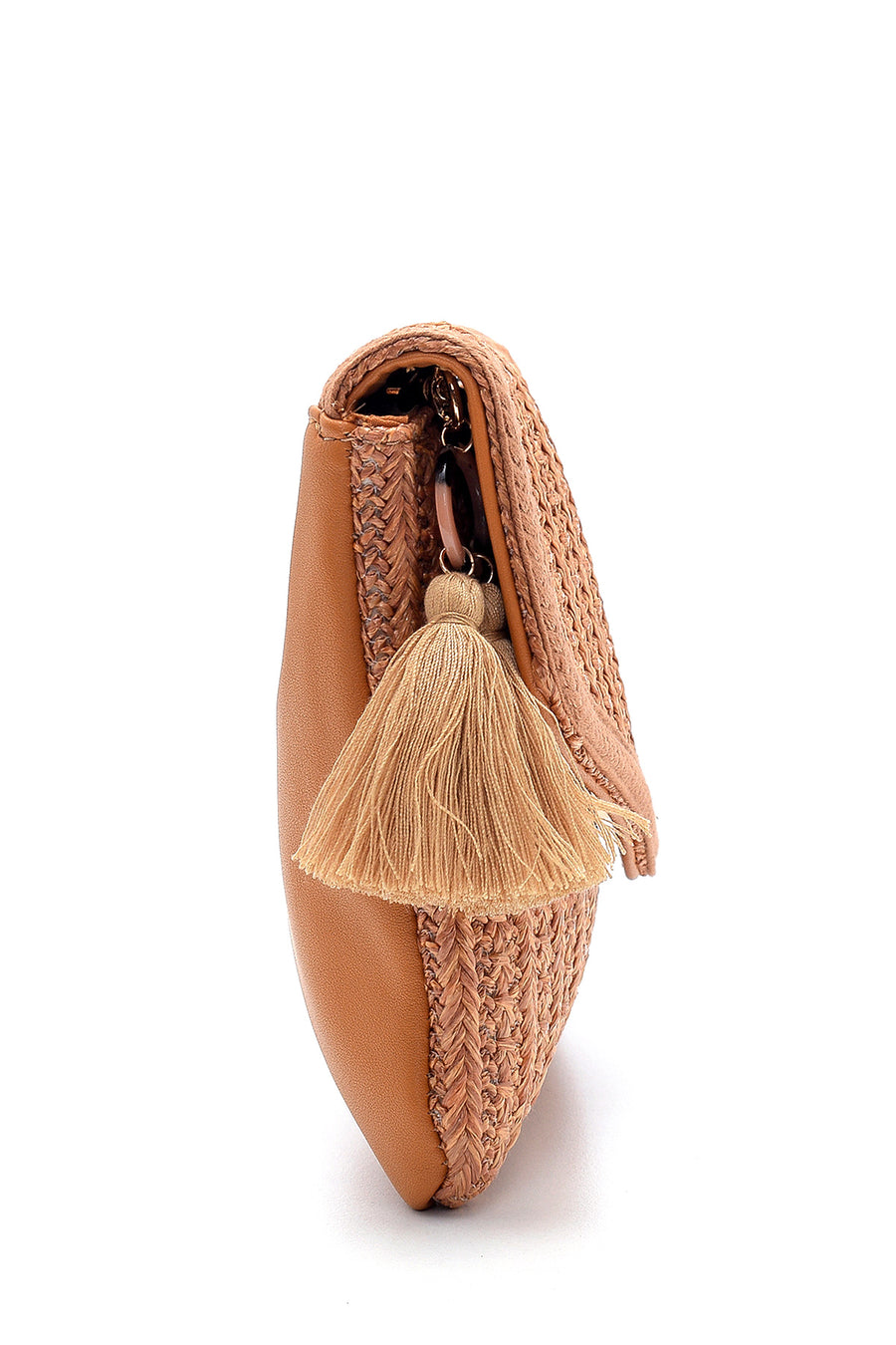Women's Straw Portfolio Bag