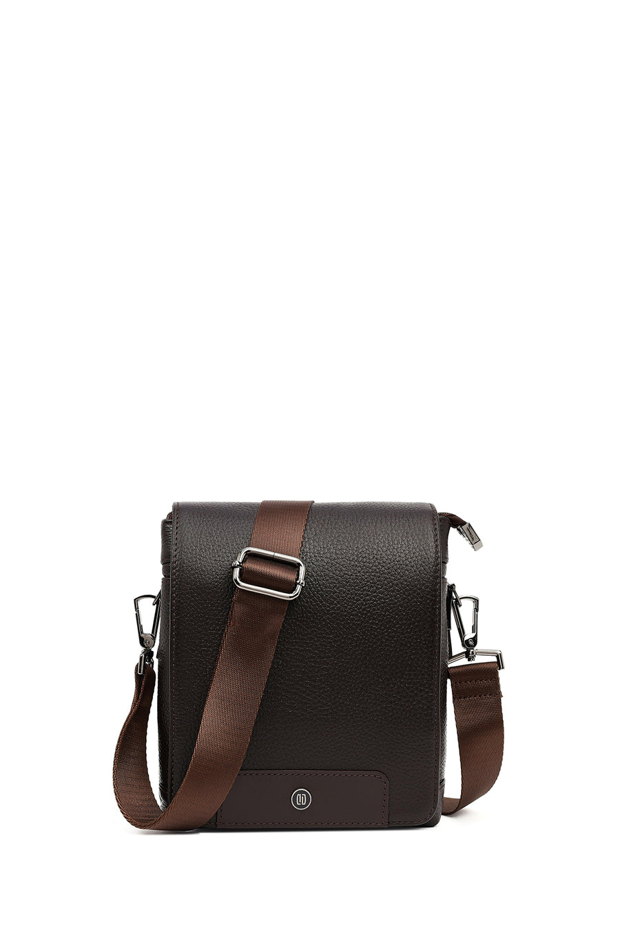 Male Brown Leather Messenger Bag 21SBD3101FT | Derimod