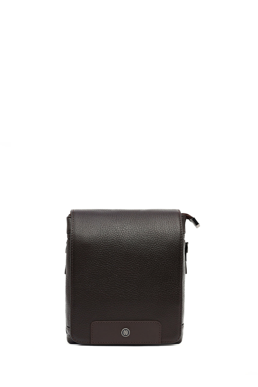 Male Brown Leather Messenger Bag