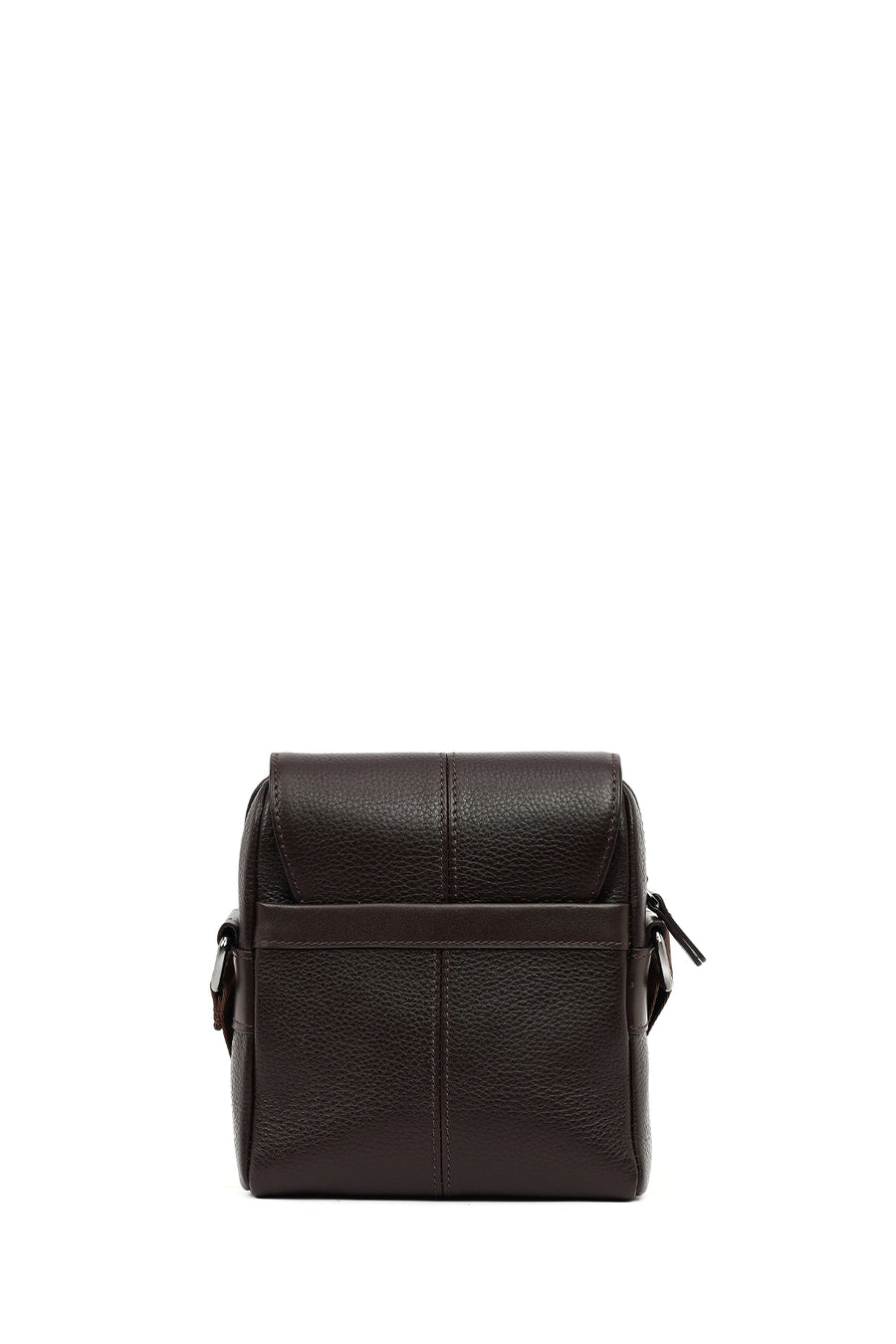 Male Brown Leather Messenger Bag