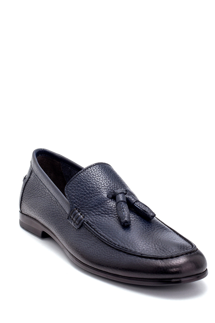 Erkek Deri Püskül Detaylı Loafer