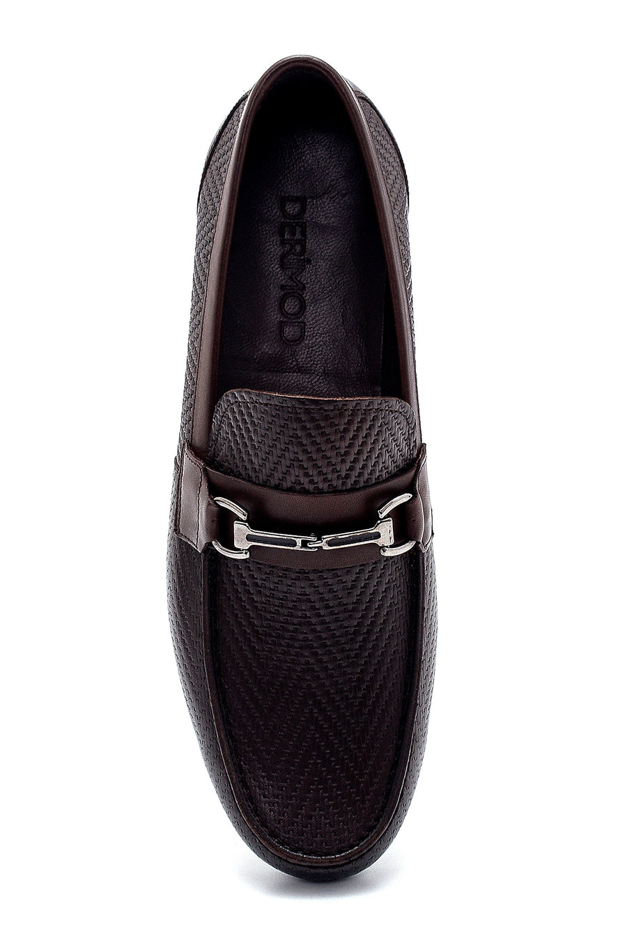 Erkek Deri Baskılı Loafer