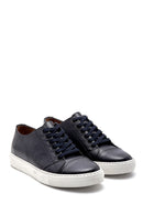 Men's Leather Printed Sneaker | Derimod