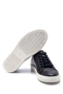 Men's Leather Printed Sneaker | Derimod