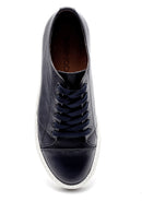 Men's Leather Printed Sneaker | Derimod