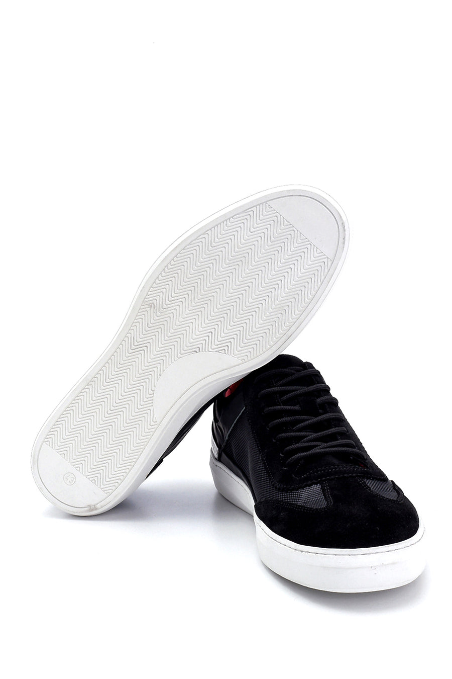 Men's Suede Detailed Leather Sneaker