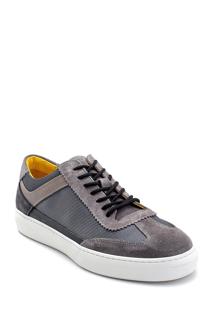 Men's Suede Detailed Leather Sneaker