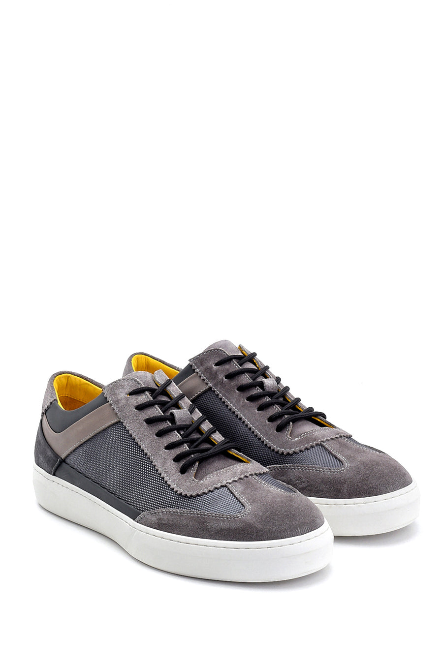 Men's Suede Detailed Leather Sneaker