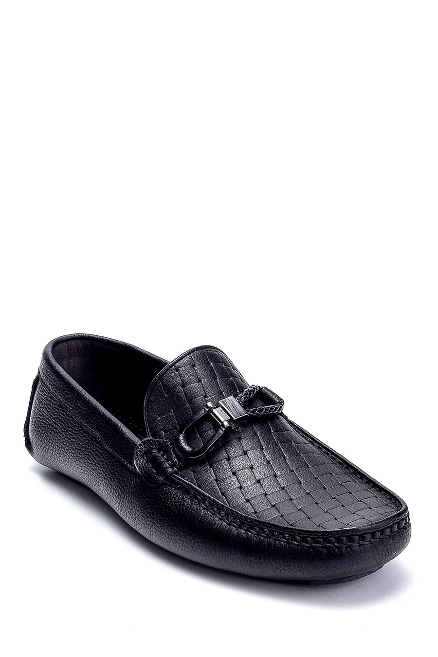 Erkek Deri Baskılı Loafer