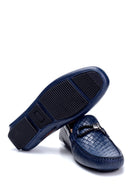 Men's Leather Printed Loafer | Derimod