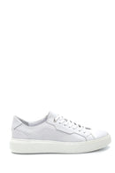 Men's Leather Printed Sneaker | Derimod