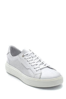 Men's Leather Printed Sneaker | Derimod
