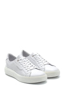 Men's Leather Printed Sneaker | Derimod